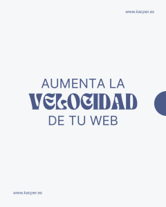 como aumentar la velocidad de mi web