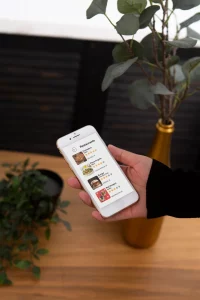 Página web de un negocio de Caspe